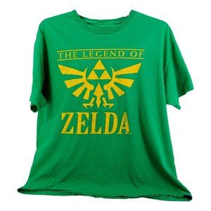 The Legend of Zelda Men's Tee Shirt - Green XL 100% Pure Cotton